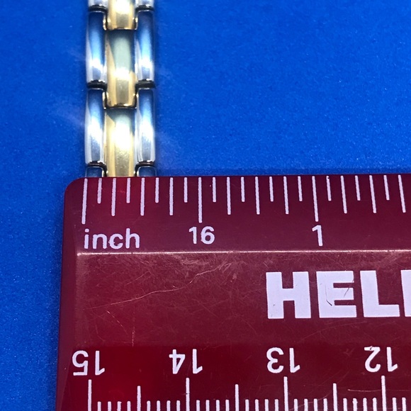 Stainless Steel 7 3/4” MPM 2-tone Link Bracelet - Picture 9 of 9